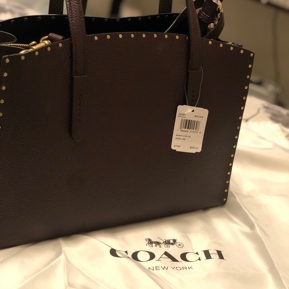 👜Coach Border Rivets Charlie Carryall 👜 - Picture 4 of 8